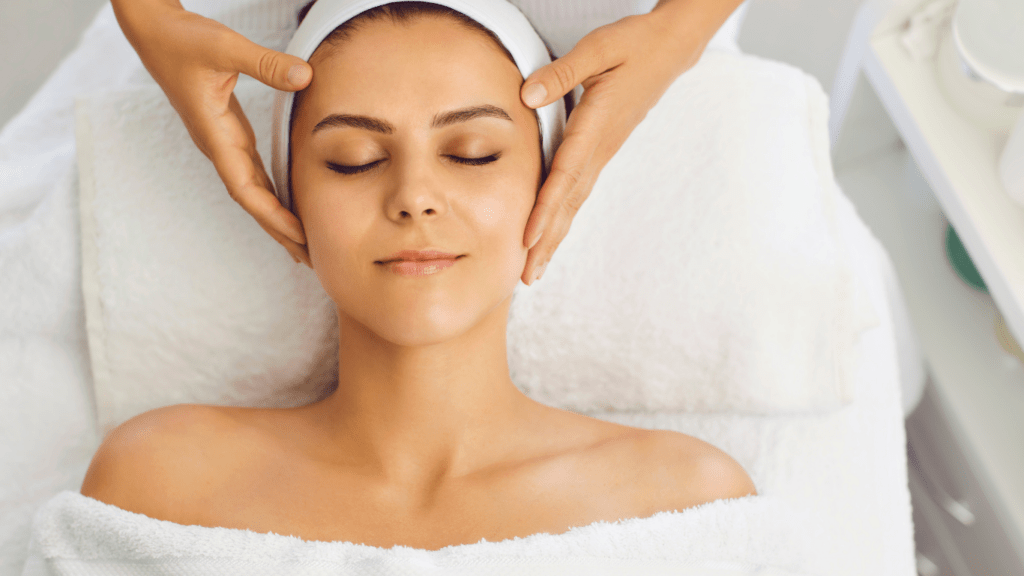 Face massage for glowing skin