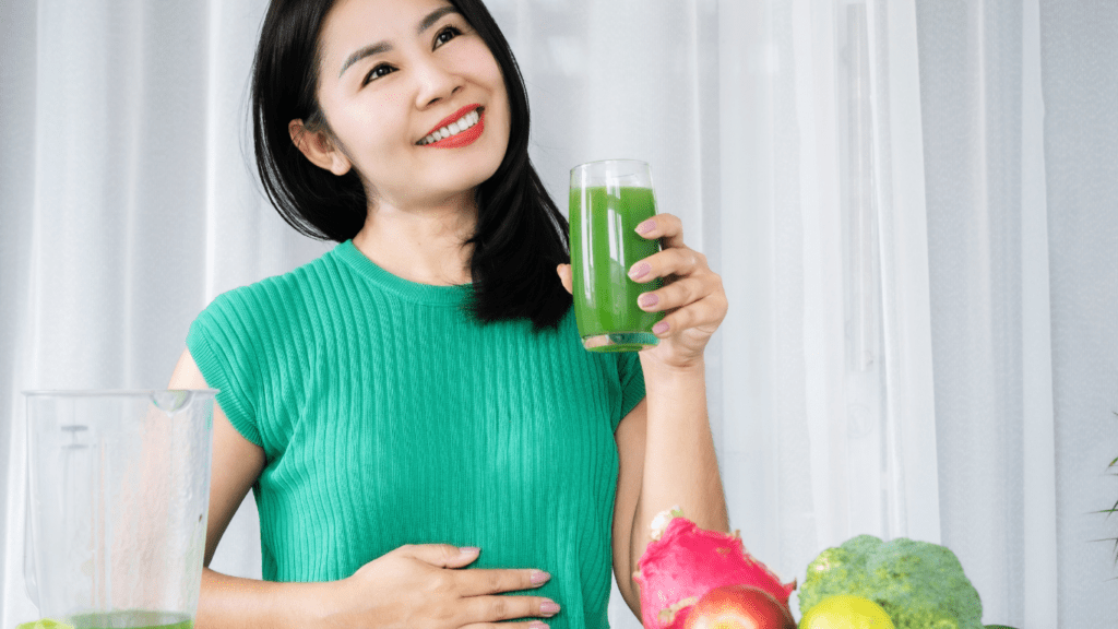 woman drinking Natural Detox