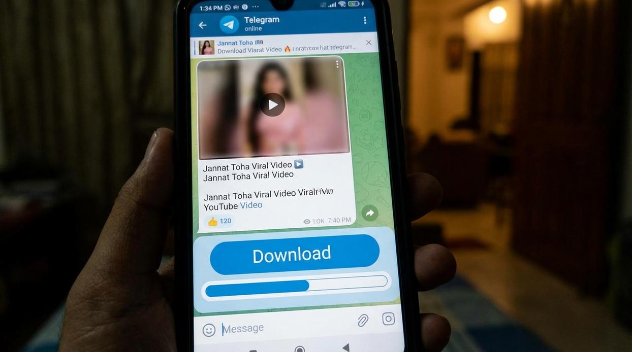 jannat toha viral video telegram download