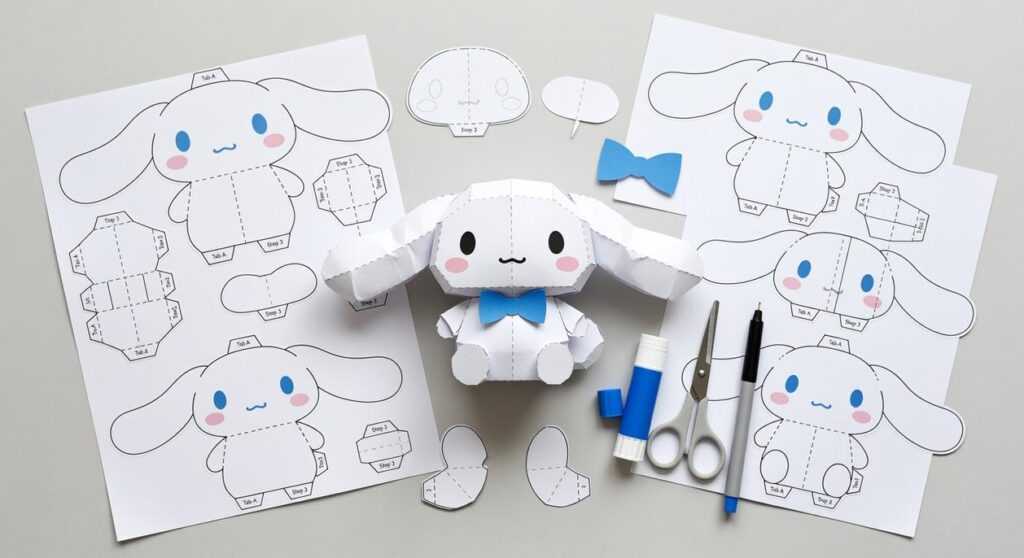 para imprimir cinnamoroll de papel
