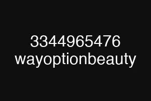3344965476 wayoptionbeauty
