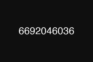 6692046036