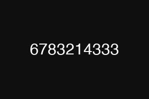6783214333