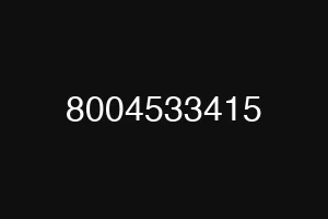 8004533415