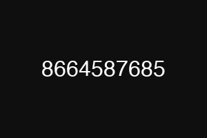 8664587685