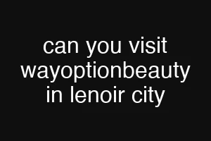 can you visit wayoptionbeauty in lenoir city